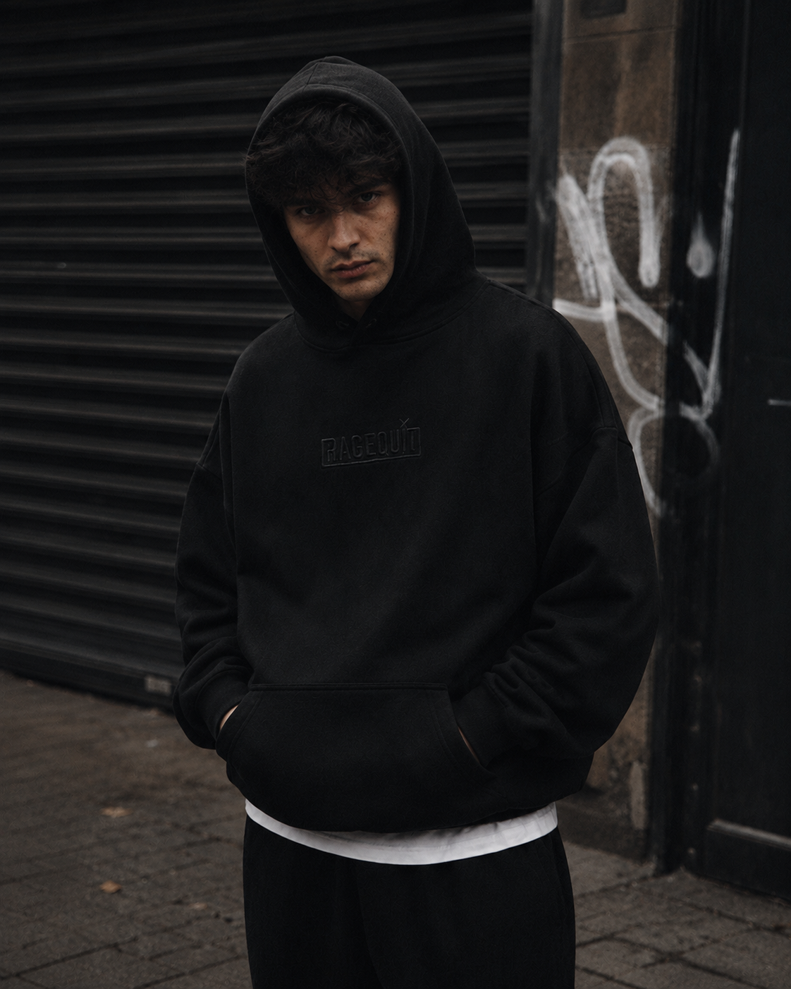 RAGEQUIT BASIC & BLACK HOODIE