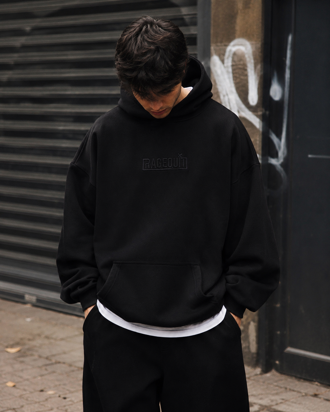 RAGEQUIT BASIC & BLACK HOODIE