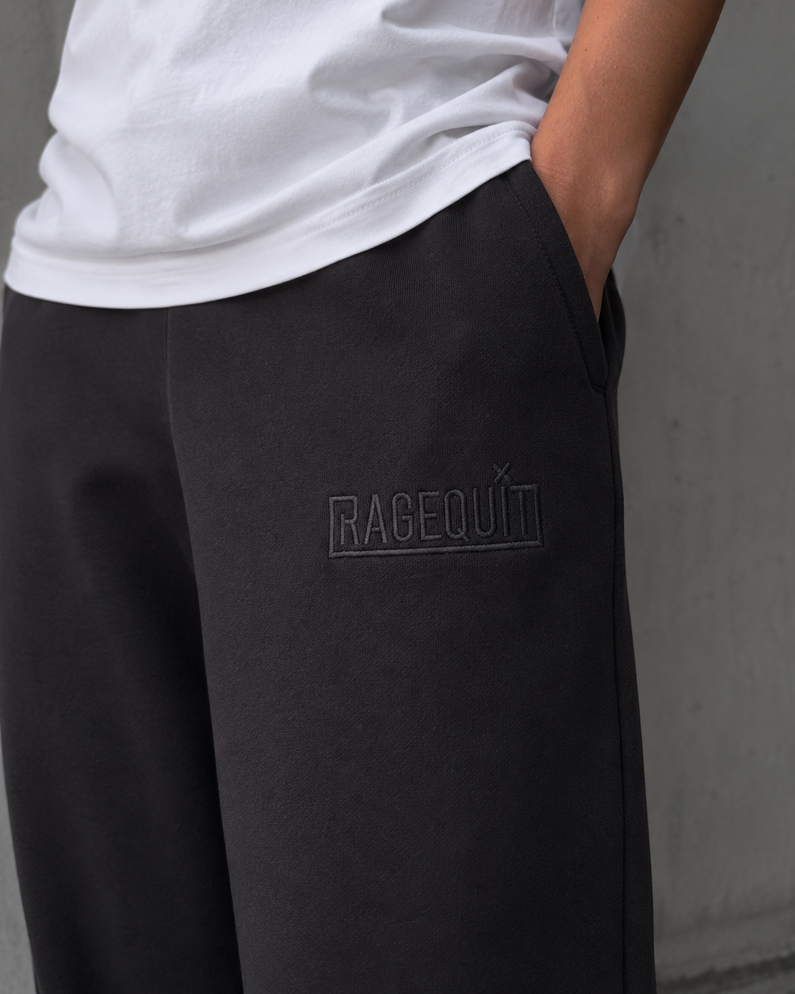 RAGEQUIT SWEATPANTS BASIC & BLACK
